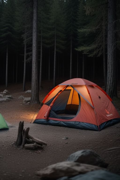 camping alone